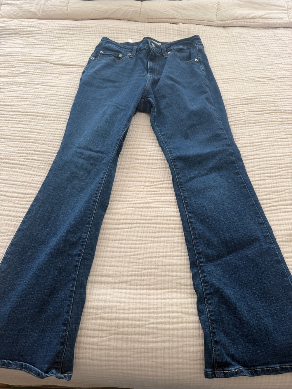 Levi's Women's Dark Blue Flare Jeans
